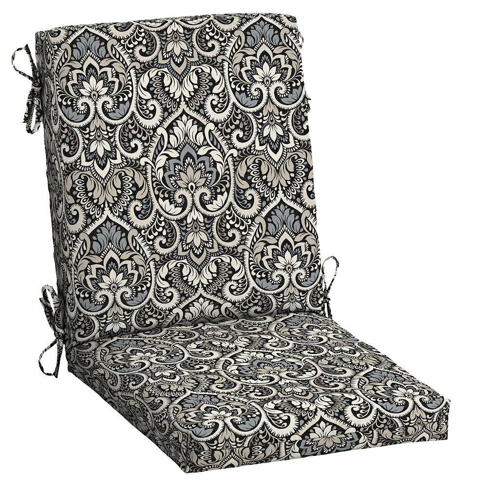 Arden Selections Aurora Damask Подушка для обеденного стула для улицы с высокой спинкой, черный
Arden Selections Aurora Damask Подушка для обеденного стула для улицы с высокой спинкой, черный