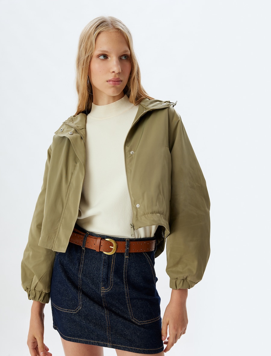 Куртка межсезонная Koton, оливковый
Куртка межсезонная Koton, оливковый