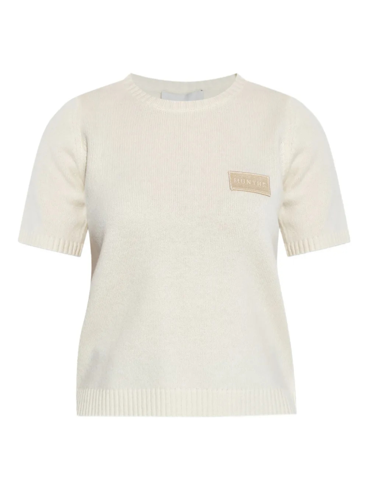 Футболка из смеси шерсти и кашемира MUNTHE, нейтральный 
Футболка из смеси шерсти и кашемира MUNTHE, нейтральный