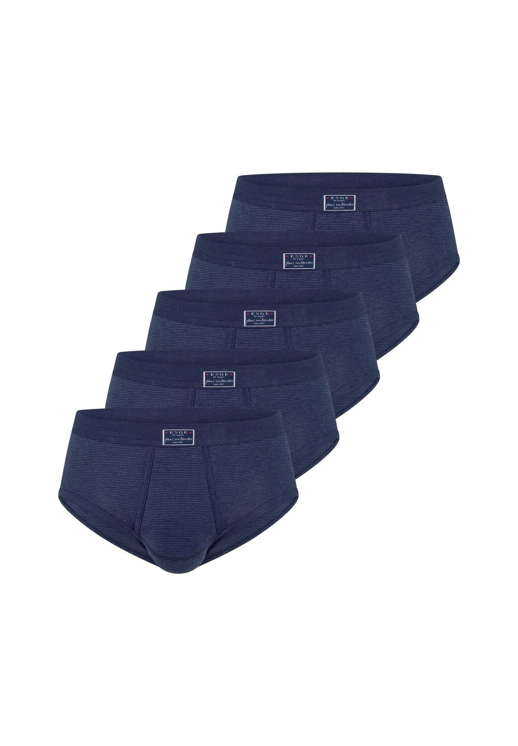 Трусы / трусы, упаковка из 5 шт, джинсы с тонкой ребристостью ESGE, морской
Трусы / трусы, упаковка из 5 шт, джинсы с тонкой ребристостью ESGE, морской