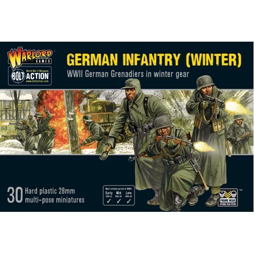 Фигурки Germans Infantry (Winter) Warlord Games
Фигурки Germans Infantry (Winter) Warlord Games