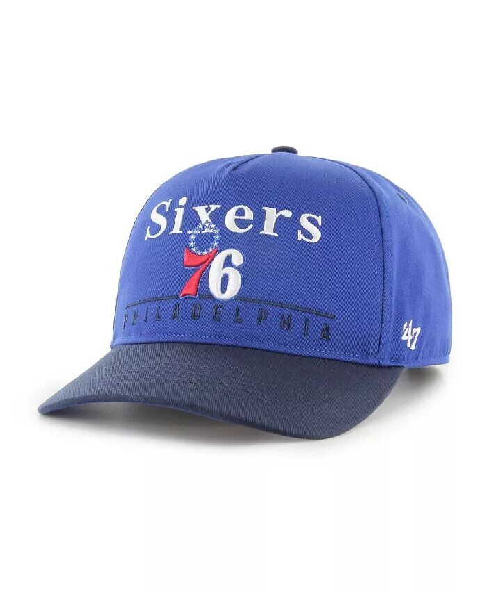 Мужская регулируемая кепка Royal, черная Philadelphia 76ers Super Hitch '47 Brand, синий
Мужская регулируемая кепка Royal, черная Philadelphia 76ers Super Hitch '47 Brand, синий