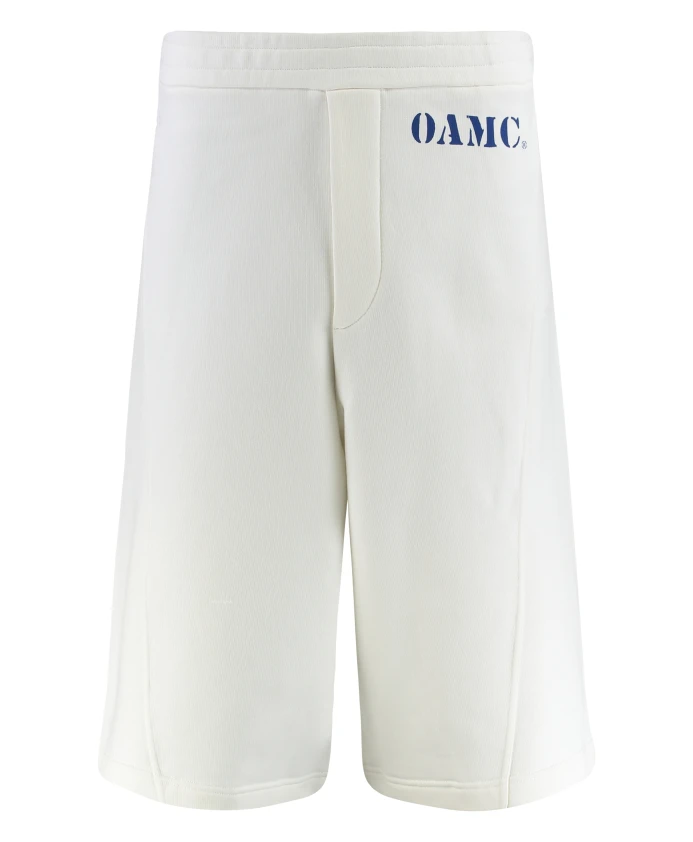 Хлопковые шорты-бермуды с задним карманом Oamc, белый
Хлопковые шорты-бермуды с задним карманом Oamc, белый