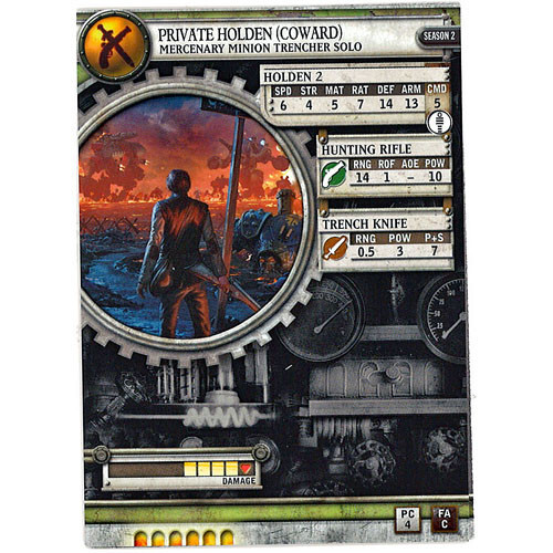 Миниатюра Privateer Press Warmachine/Hordes: Private Holden Card Set (2)
Миниатюра Privateer Press Warmachine/Hordes: Private Holden Card Set (2)