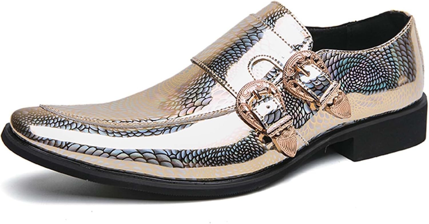 Мужские мокасины Vtiao с заостренным носком, повседневные кожаные туфли с блестящей отделкой под змеиную кожу, челси, повседневные лоферы, мужские лоферы, подходят для повседневной носки, золотой
Мужские мокасины Vtiao с заостренным носком, повседневные кожаные туфли с блестящей отделкой под змеиную кожу, челси, повседневные лоферы, мужские лоферы, подходят для повседневной носки, золотой