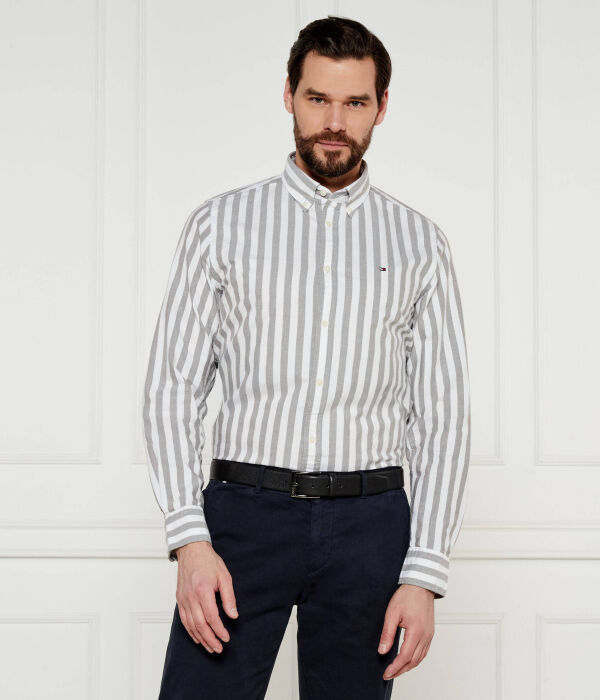 Рубашка Оксфорд Slim fit Tommy Hilfiger, серый 
Рубашка Оксфорд Slim fit Tommy Hilfiger, серый
