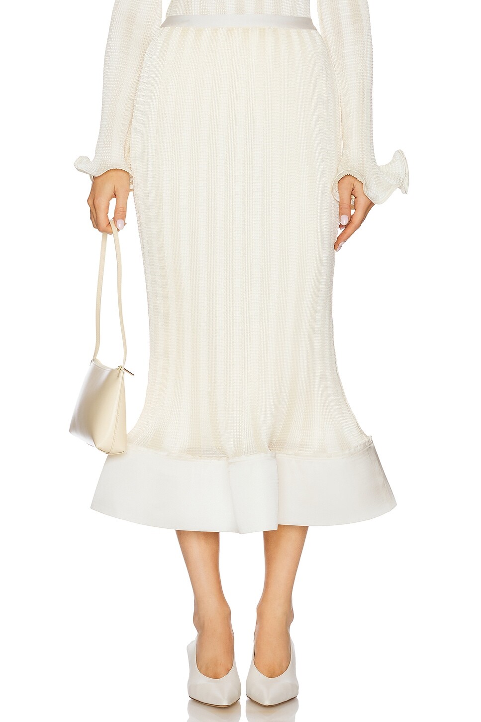Юбка миди холлис Simkhai, белый
Юбка миди холлис Simkhai, белый