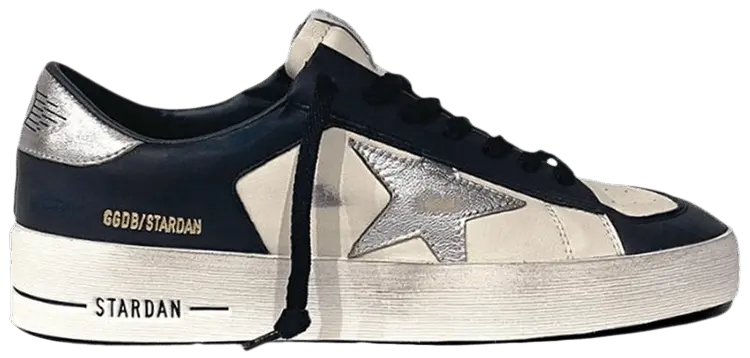 Кроссовки Golden Goose Stardan 'Optic White Navy Silver', синий
Кроссовки Golden Goose Stardan 'Optic White Navy Silver', синий