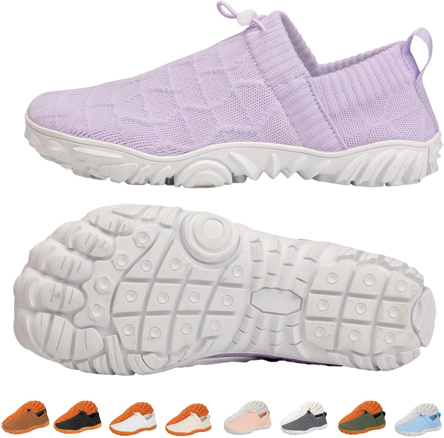 Горные кроссовки для ходьбы для мужчин и женщин, с широкой носочной частью, противоскользящие, для бега, пляжа, плавания и бассейна Kiyenus, фиолетовый
Горные кроссовки для ходьбы для мужчин и женщин, с широкой носочной частью, противоскользящие, для бега, пляжа, плавания и бассейна Kiyenus, фиолетовый