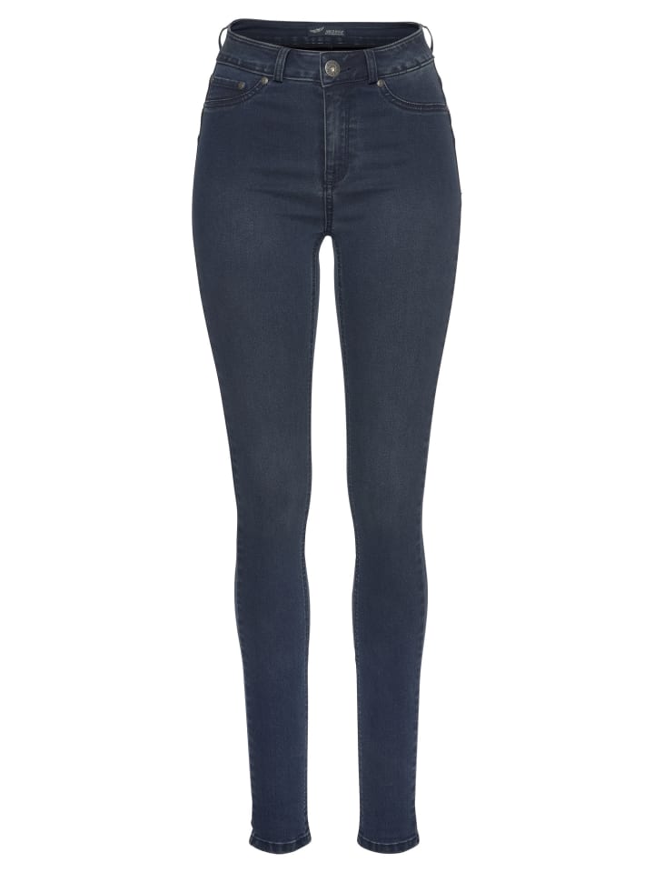 Джинсы скинни темно-синего цвета ARIZONA
Джинсы скинни темно-синего цвета ARIZONA