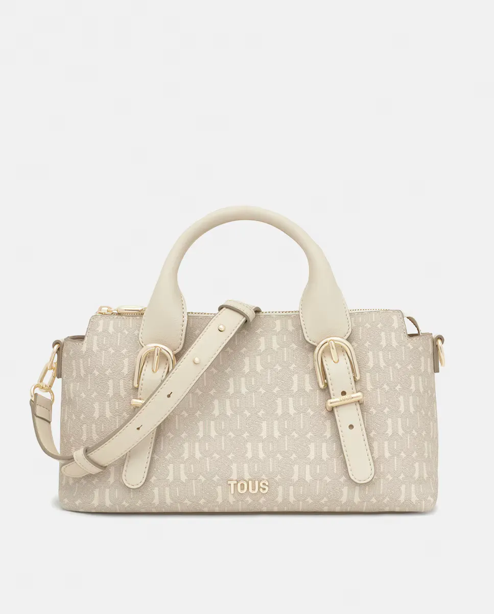 Средняя боулинг-сумка с застежкой на молнии и короткой ручкой Tous, бежевый
Средняя боулинг-сумка с застежкой на молнии и короткой ручкой Tous, бежевый