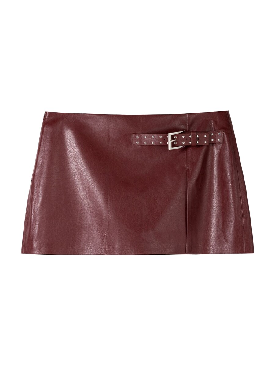 Юбка Bershka, бордовый
Юбка Bershka, бордовый