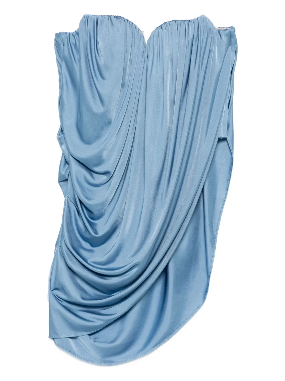 Драпированный топ без бретелек Giuseppe Di Morabito, синий
Драпированный топ без бретелек Giuseppe Di Morabito, синий