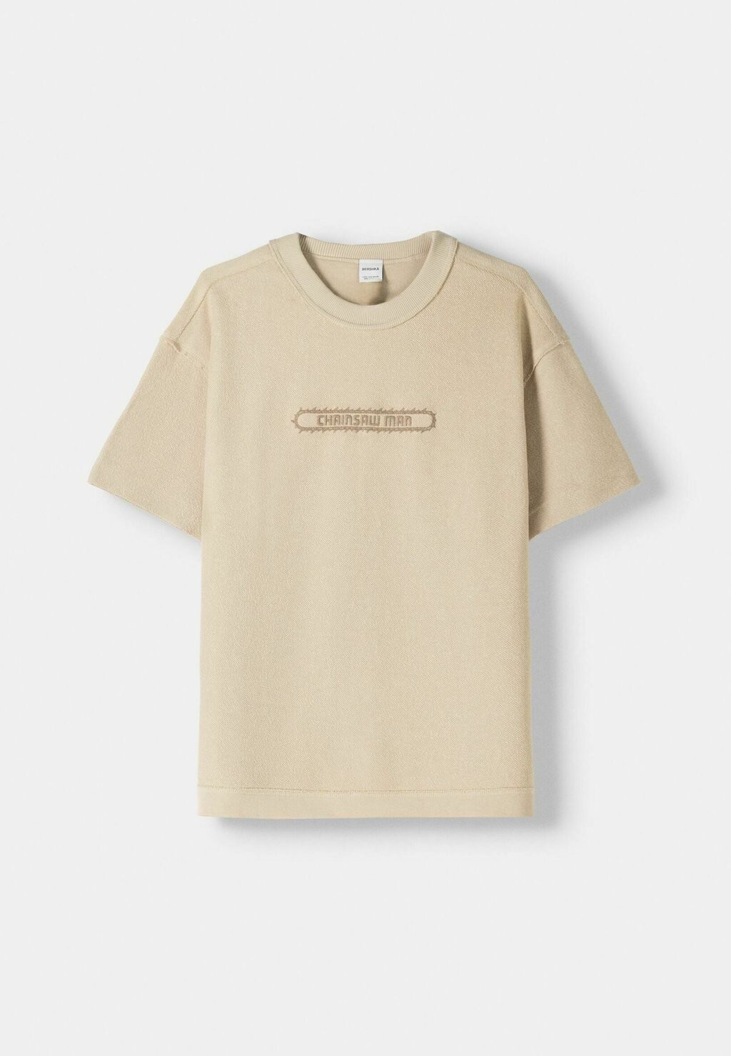 Футболка с принтом PLUSH CHAINSAW SHORT SLEEVE WITH EMBROIDERY Bershka, коричневый
Футболка с принтом PLUSH CHAINSAW SHORT SLEEVE WITH EMBROIDERY Bershka, коричневый