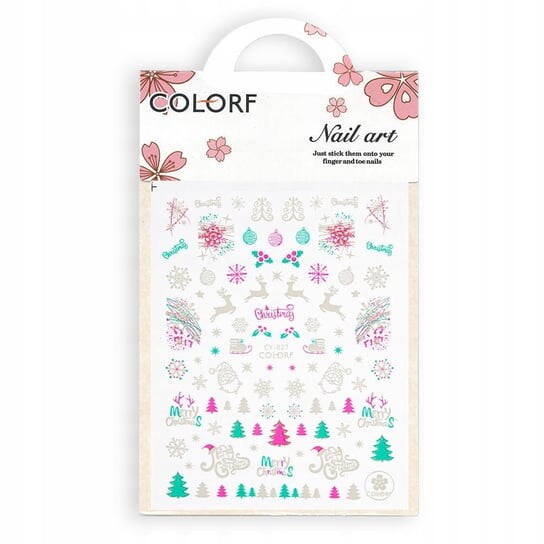 Тонкие самоклеящиеся новогодние наклейки для ногтей Colorf CY-027, AllePaznokcie
Тонкие самоклеящиеся новогодние наклейки для ногтей Colorf CY-027, AllePaznokcie