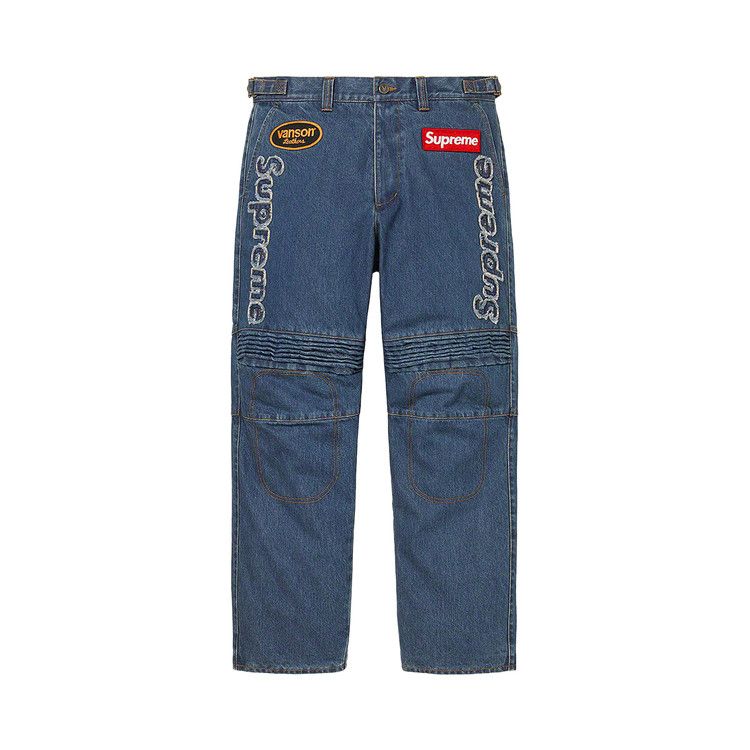 Брюки Supreme x Vanson Leathers x Cordura Denim Racing Pant, Blue
Брюки Supreme x Vanson Leathers x Cordura Denim Racing Pant, Blue