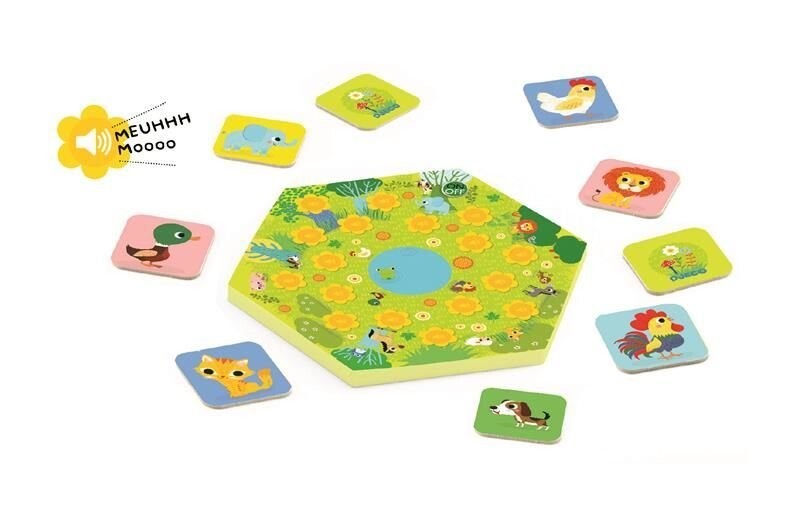 Djeco, Memo meuuuh настольная игра со звуком
Djeco, Memo meuuuh настольная игра со звуком