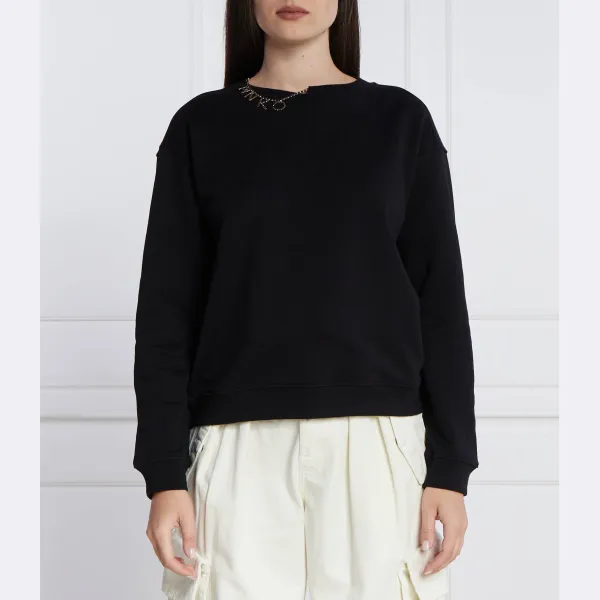 Толстовка обычного кроя Pinko, черный
Толстовка обычного кроя Pinko, черный