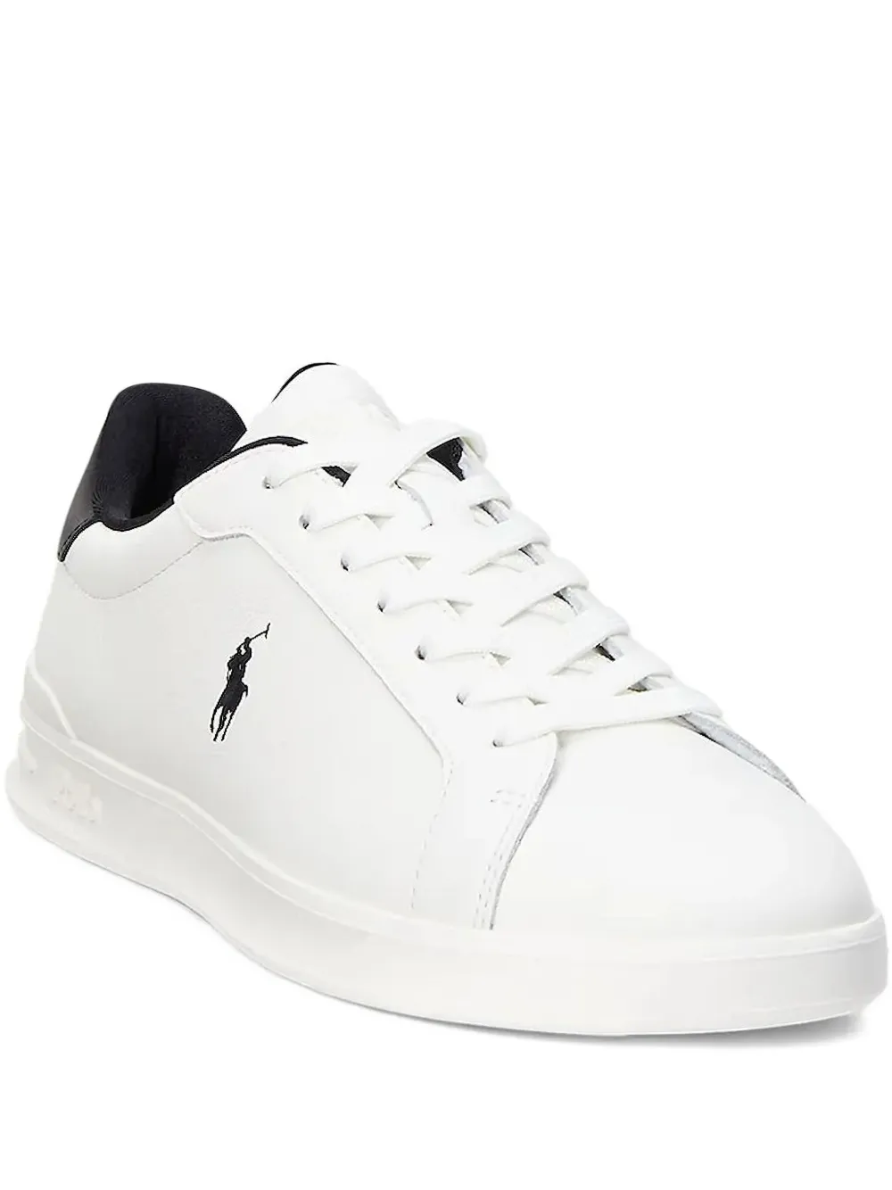 Кожаные низкие кеды с логотипом POLO RALPH LAUREN, белый 
Кожаные низкие кеды с логотипом POLO RALPH LAUREN, белый