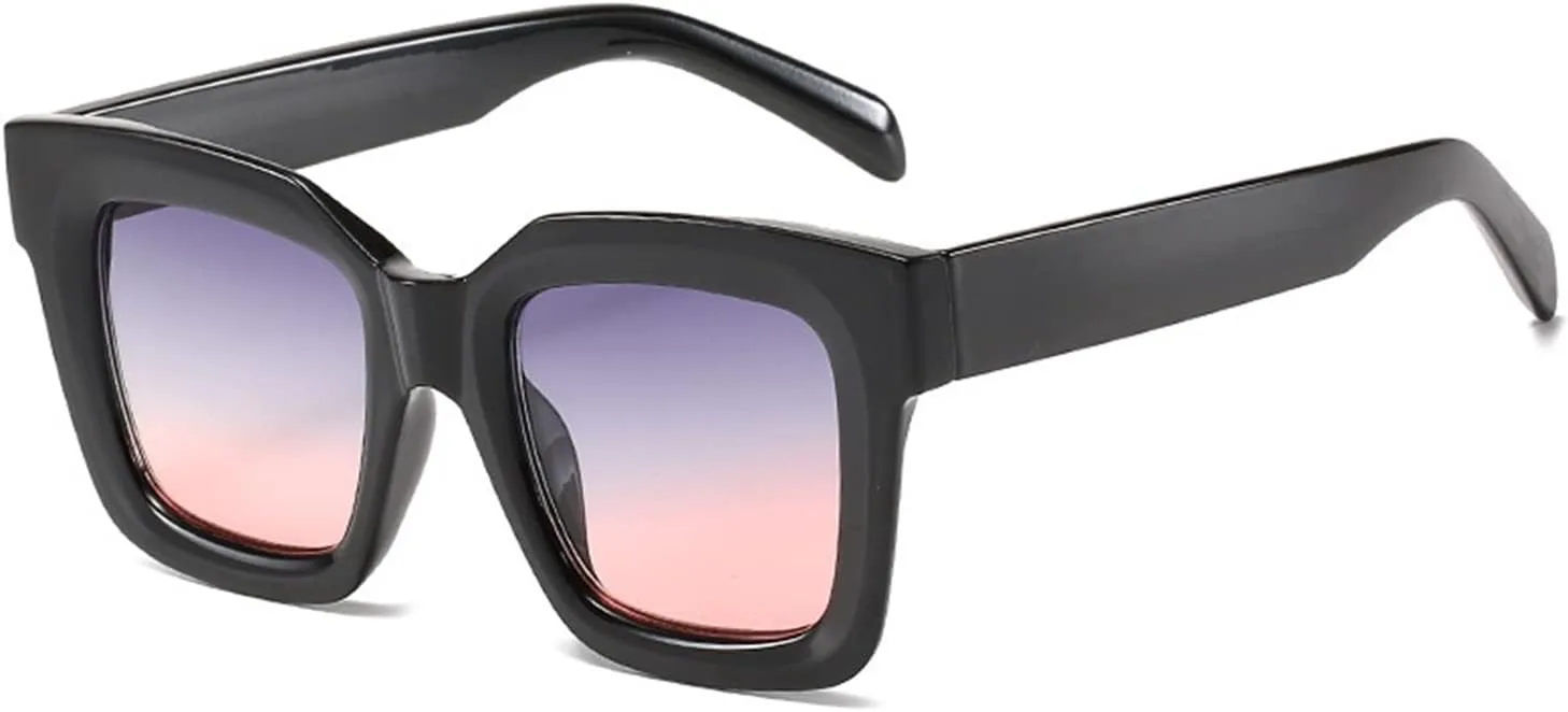 Квадратные солнцезащитные очки большого размера для женщин, солнцезащитные очки в крупной оправе, цветные солнцезащитные очки для женщин YGDBXHYD, Black Grey Pink
Квадратные солнцезащитные очки большого размера для женщин, солнцезащитные очки в крупной оправе, цветные солнцезащитные очки для женщин YGDBXHYD, Black Grey Pink