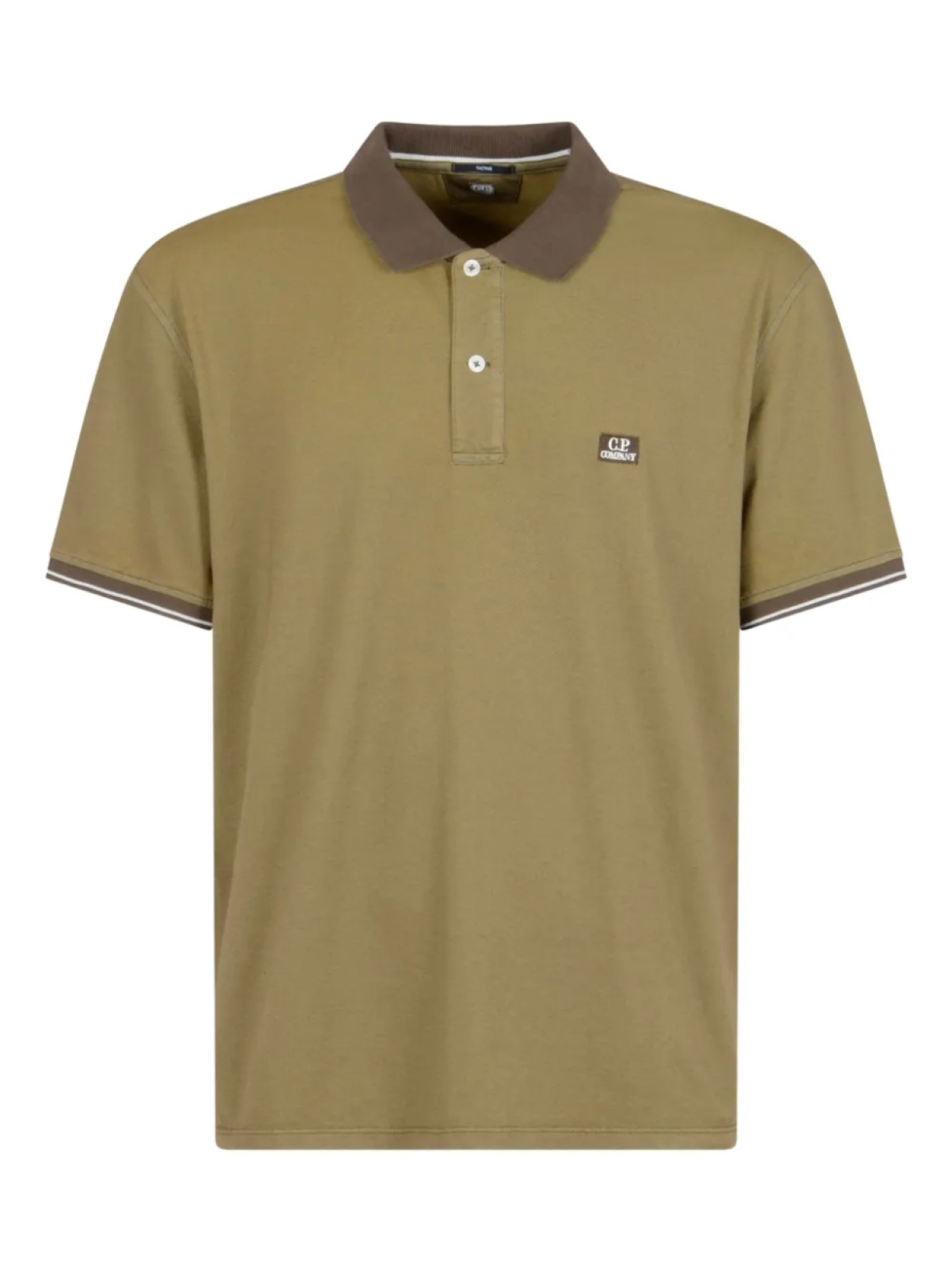 Рубашка поло с контрастным воротником C.P. Company, зеленый
Рубашка поло с контрастным воротником C.P. Company, зеленый