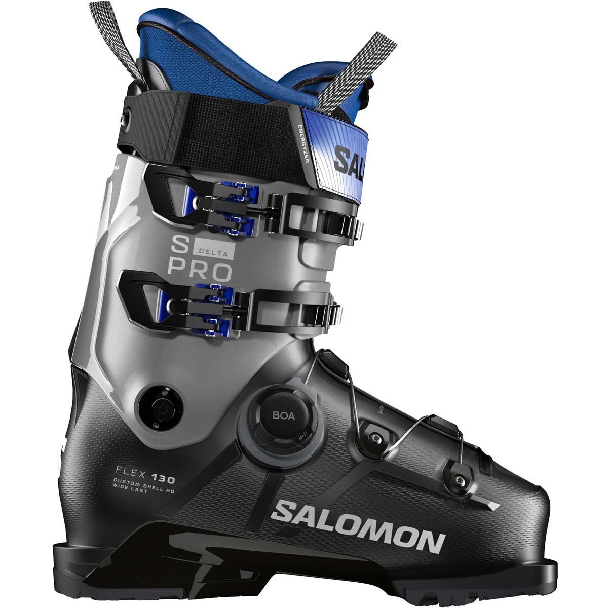 Горнолыжные ботинки S/Pro Delta BOA 130, мужские Salomon, Black/Steel Gray/Race Blue
Горнолыжные ботинки S/Pro Delta BOA 130, мужские Salomon, Black/Steel Gray/Race Blue