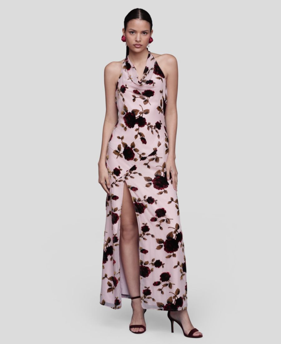 Женское длинное платье с воротником-хомутом Avec Les Filles, Rose Burnout
Женское длинное платье с воротником-хомутом Avec Les Filles, Rose Burnout