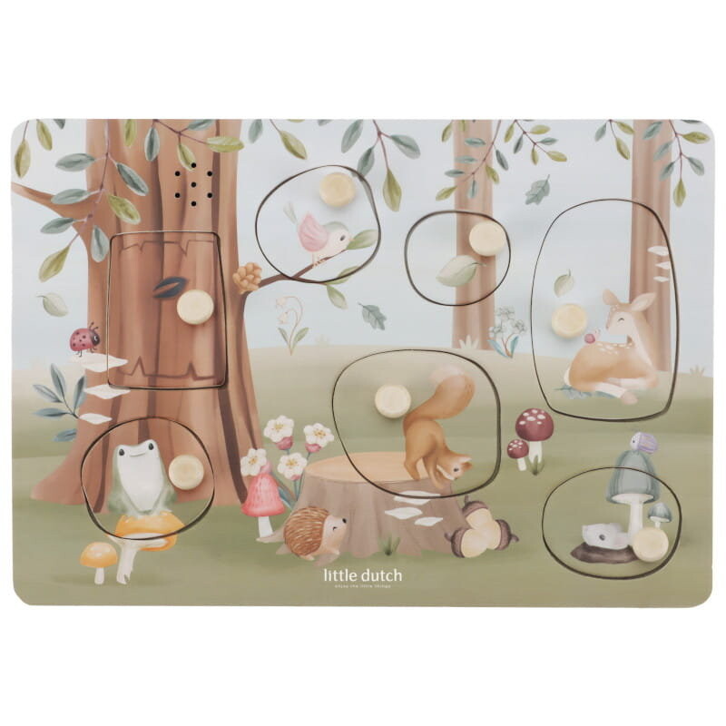 Лесные друзья, звуковая головоломка Little Dutch
Лесные друзья, звуковая головоломка Little Dutch