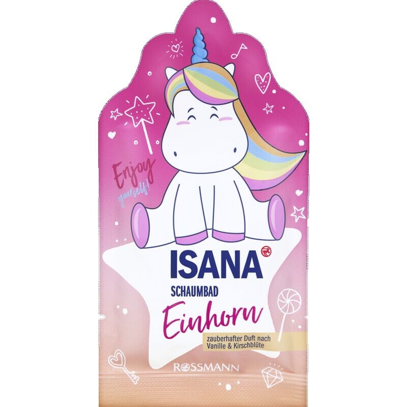 Единорог для пенной ванны ISANA, 40 ml
Единорог для пенной ванны ISANA, 40 ml