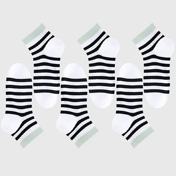 Мужские полосатые дышащие хлопковые носки 6 шт Anna-Kaci, Green
Мужские полосатые дышащие хлопковые носки 6 шт Anna-Kaci, Green