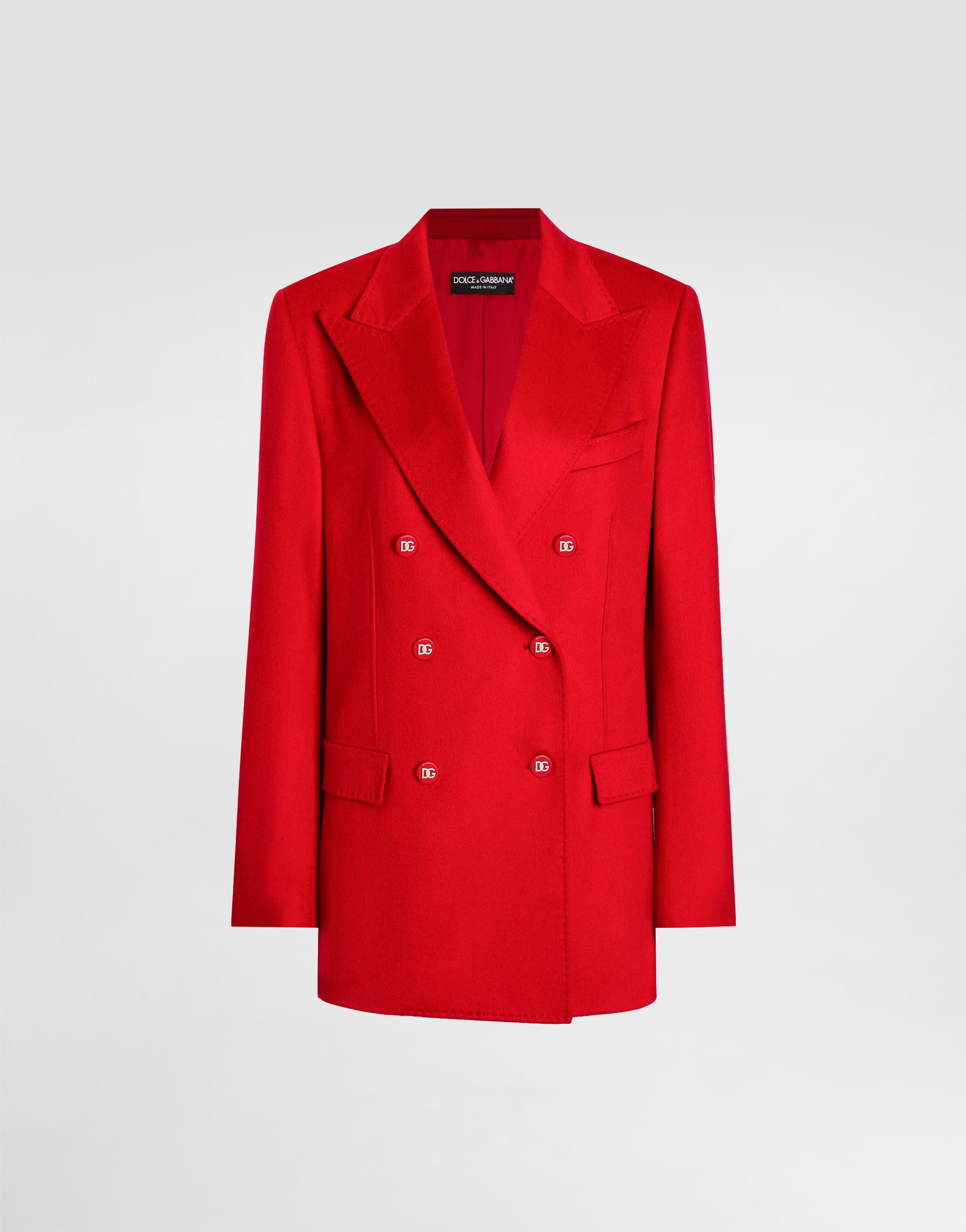 Удлиненный двубортный жакет из кашемира Dolce & Gabbana, красный
Удлиненный двубортный жакет из кашемира Dolce & Gabbana, красный