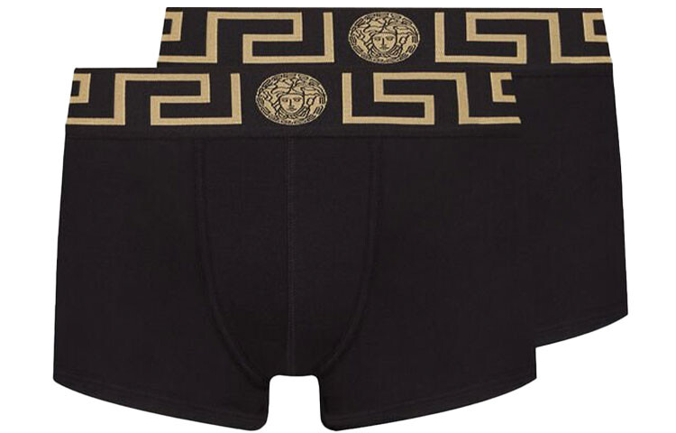 Мужские трусы Versace 2 шт, черный 
Мужские трусы Versace 2 шт, черный