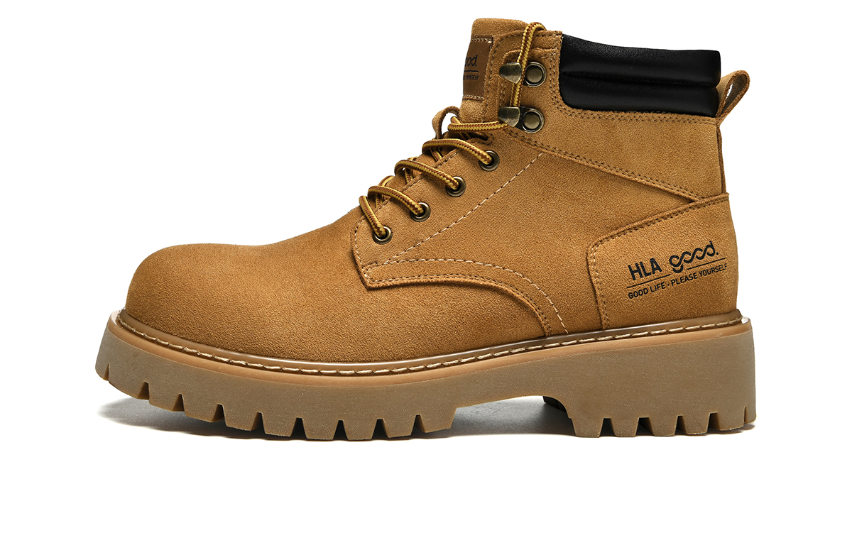 HLA Мужские рабочие ботинки 8,5 см, земляно-желтые
HLA Мужские рабочие ботинки 8,5 см, земляно-желтые