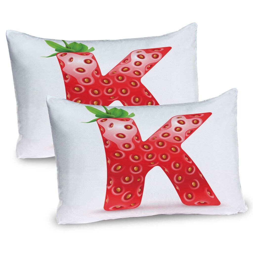 ABAKUHAUS Чехол для подушки с надписью K, набор из 2 шт., Fresh Food Strawberry Style Capital K Summer Refresh Design, чехол для подушки с декоративным принтом, 80x40 см, ярко-красный, оранжевый, зеленый
ABAKUHAUS Чехол для подушки с надписью K, набор из 2 шт., Fresh Food Strawberry Style Capital K Summer Refresh Design, чехол для подушки с декоративным принтом, 80x40 см, ярко-красный, оранжевый, зеленый