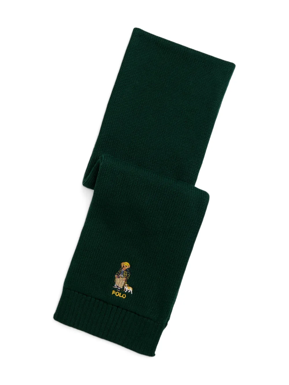 Шарф в рубчик с вышитым логотипом Polo Ralph Lauren Kids, зеленый
Шарф в рубчик с вышитым логотипом Polo Ralph Lauren Kids, зеленый