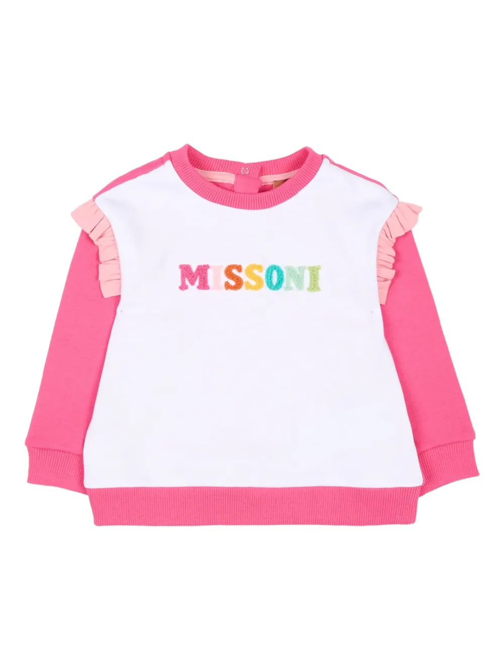 Хлопковый свитшот с оборками Missoni Kids, розовый
Хлопковый свитшот с оборками Missoni Kids, розовый