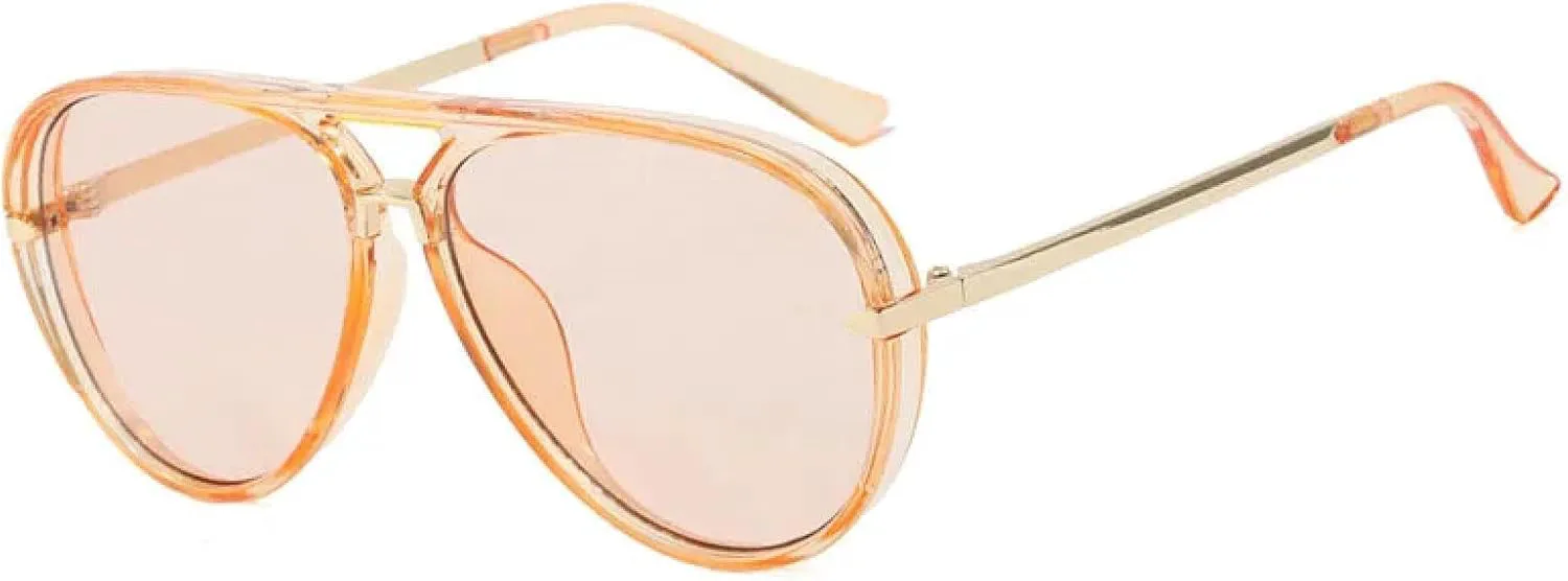 Винтажные солнцезащитные очки в крупной оправе для женщин и мужчин, роскошные, популярные, в стиле панк, металлические, для активного отдыха TYUVIVO, Champagne
Винтажные солнцезащитные очки в крупной оправе для женщин и мужчин, роскошные, популярные, в стиле панк, металлические, для активного отдыха TYUVIVO, Champagne