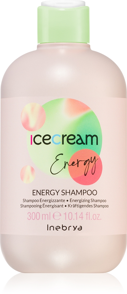 Шампунь Ice Cream Energy против выпадения волос Inebrya, 300 мл
Шампунь Ice Cream Energy против выпадения волос Inebrya, 300 мл