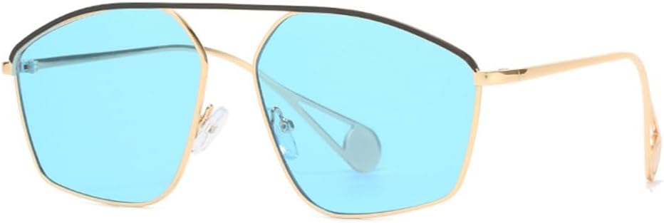 Ретро-солнцезащитные очки неправильной формы из металла для женщин с прозрачными линзами цвета океана, мужские солнцезащитные очки сине-желтого цвета с защитой от УФ-излучения UV400 generic, Blue
Ретро-солнцезащитные очки неправильной формы из металла для женщин с прозрачными линзами цвета океана, мужские солнцезащитные очки сине-желтого цвета с защитой от УФ-излучения UV400 generic, Blue