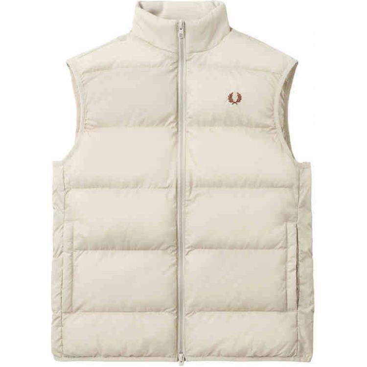 FRED PERRY Утепленный жилет, Beige
FRED PERRY Утепленный жилет, Beige