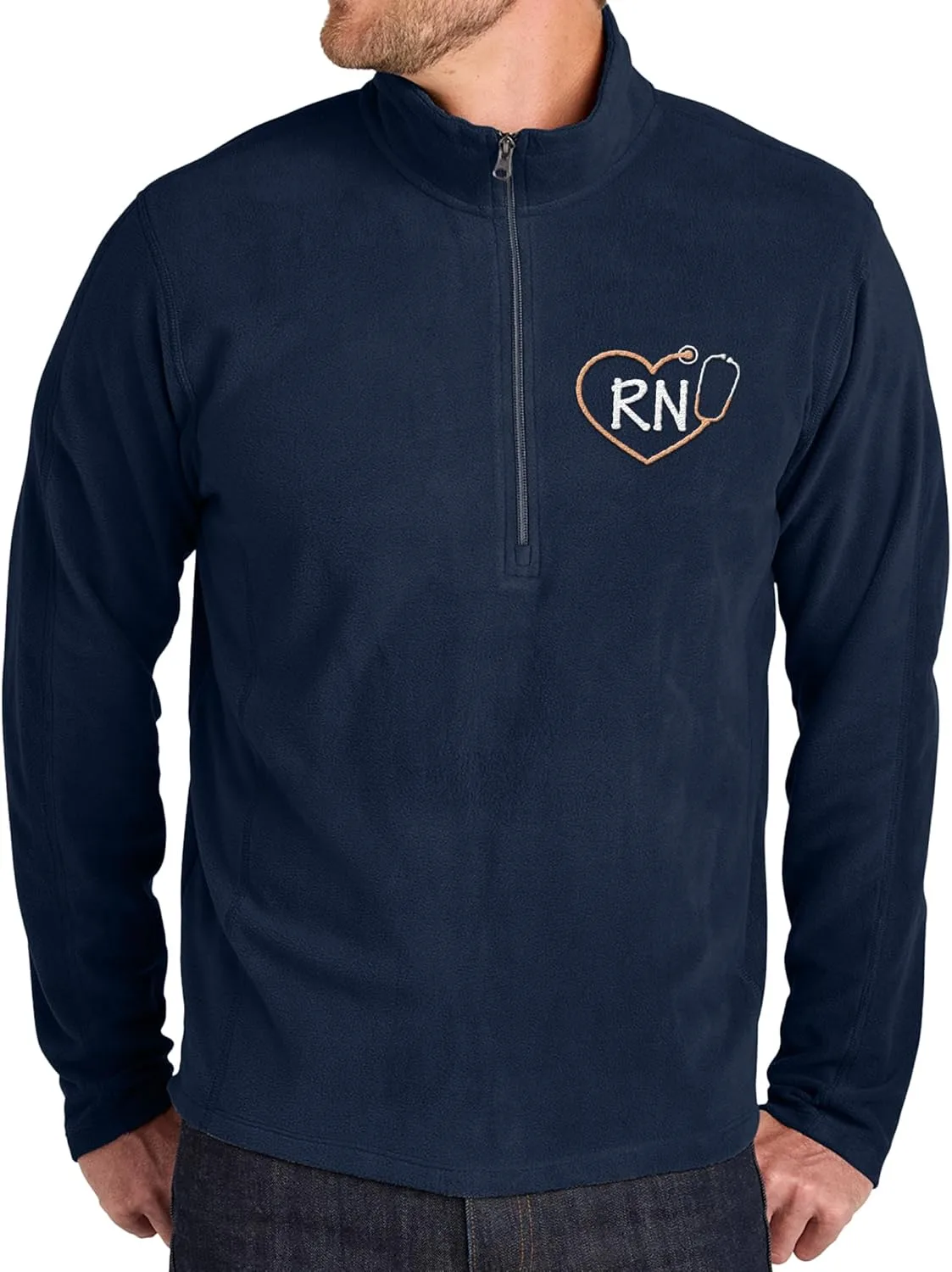 NACRE APPAREL Custom Embroidered Nurse Microfleece Quarterzip Pullover
NACRE APPAREL Custom Embroidered Nurse Microfleece Quarterzip Pullover