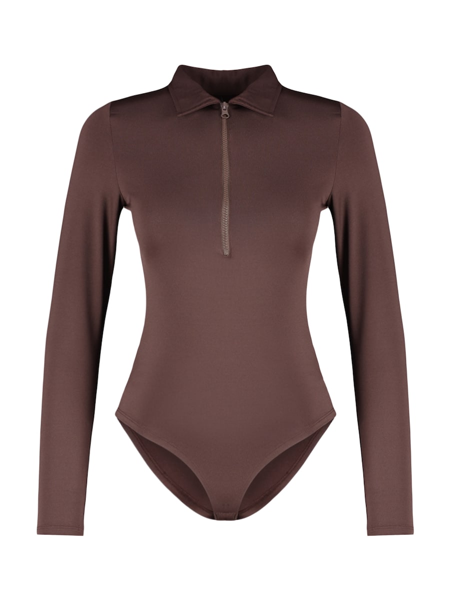 Боди-рубашка Trendyol, темно-коричневый
Боди-рубашка Trendyol, темно-коричневый