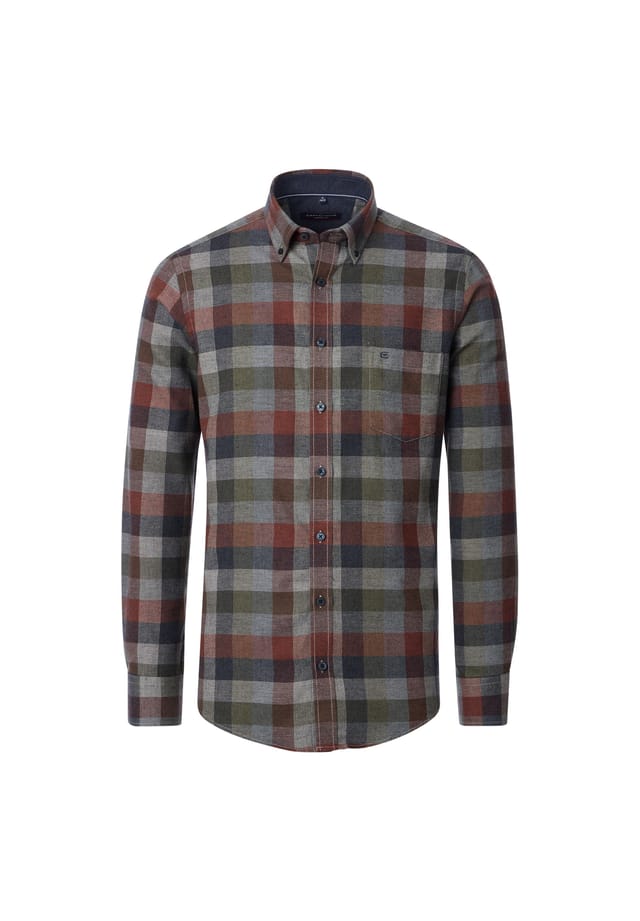 Рубашка свободного кроя в клетку Casamoda, красный
Рубашка свободного кроя в клетку Casamoda, красный