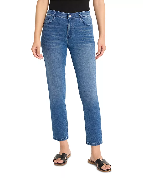 Джинсы прямого кроя с высокой посадкой в центре города Nic+Zoe, синий
Джинсы прямого кроя с высокой посадкой в центре города Nic+Zoe, синий