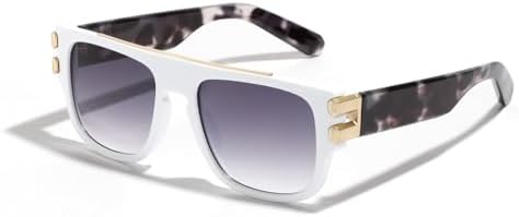 Солнцезащитные очки в стиле ретро-панк 2027 года, квадратные, для женщин и мужчин, классический винтаж, защита от УФ-излучения UV400 для использования на открытом воздухе MTZJH, White
Солнцезащитные очки в стиле ретро-панк 2027 года, квадратные, для женщин и мужчин, классический винтаж, защита от УФ-излучения UV400 для использования на открытом воздухе MTZJH, White