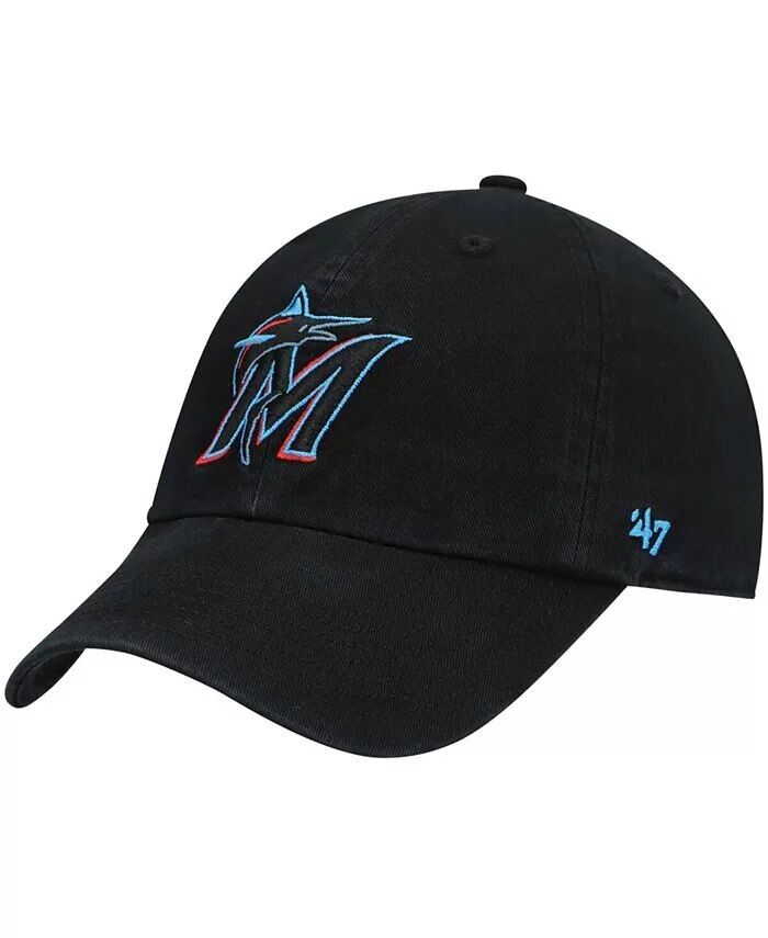 Мальчики Черный Miami Marlins Team Logo Clean Up Регулируемая кепка '47 Brand
Мальчики Черный Miami Marlins Team Logo Clean Up Регулируемая кепка '47 Brand