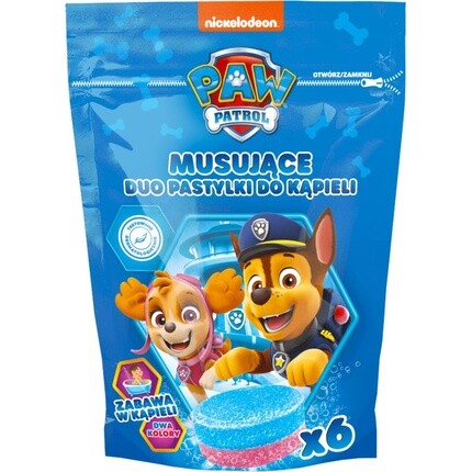 Таблетки для ванны Paw Patrol 6x20 г - Разные цвета Nickelodeon
Таблетки для ванны Paw Patrol 6x20 г - Разные цвета Nickelodeon