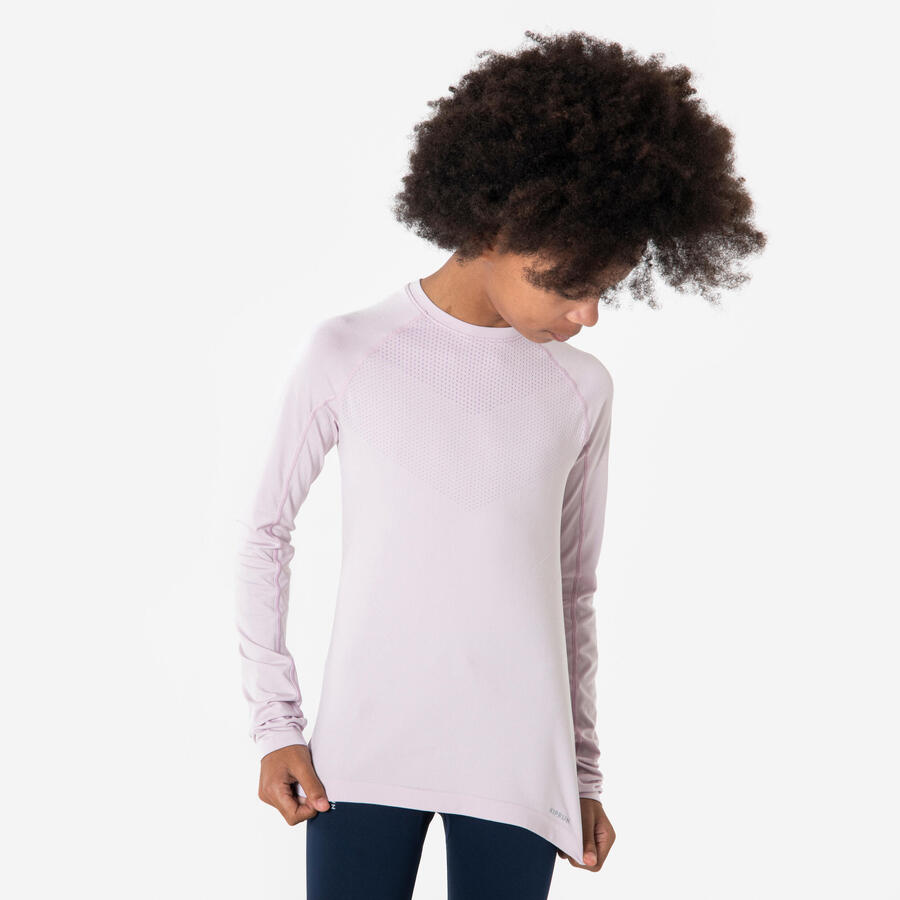 KIPRUN Детская беговая футболка с длинными рукавами - Skincare, фиолетовая
KIPRUN Детская беговая футболка с длинными рукавами - Skincare, фиолетовая