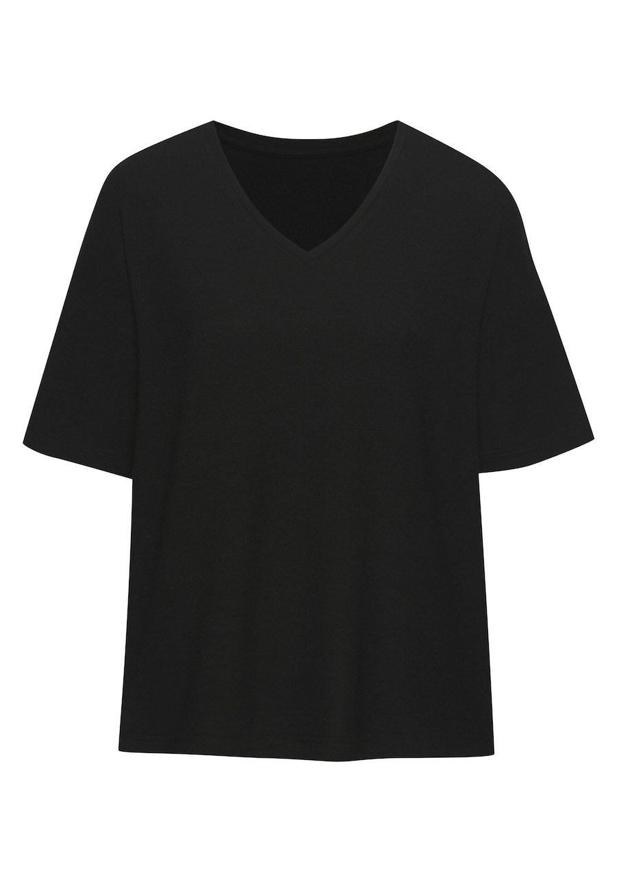 Пижамная рубашка LASCANA, черный
Пижамная рубашка LASCANA, черный