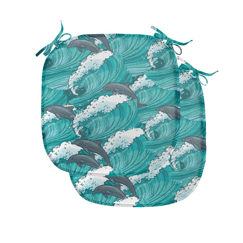Подушки ABAKUHAUS Sea Creatures для обеденных стульев, дельфины для серфинга, декоративная водонепроницаемая подушка с ремнями для кухонных сидений, 40 см x 40 см — упаковка из 2 шт., темно-серый, бирюзово-белый, зеленый
Подушки ABAKUHAUS Sea Creatures для обеденных стульев, дельфины для серфинга, декоративная водонепроницаемая подушка с ремнями для кухонных сидений, 40 см x 40 см — упаковка из 2 шт., темно-серый, бирюзово-белый, зеленый